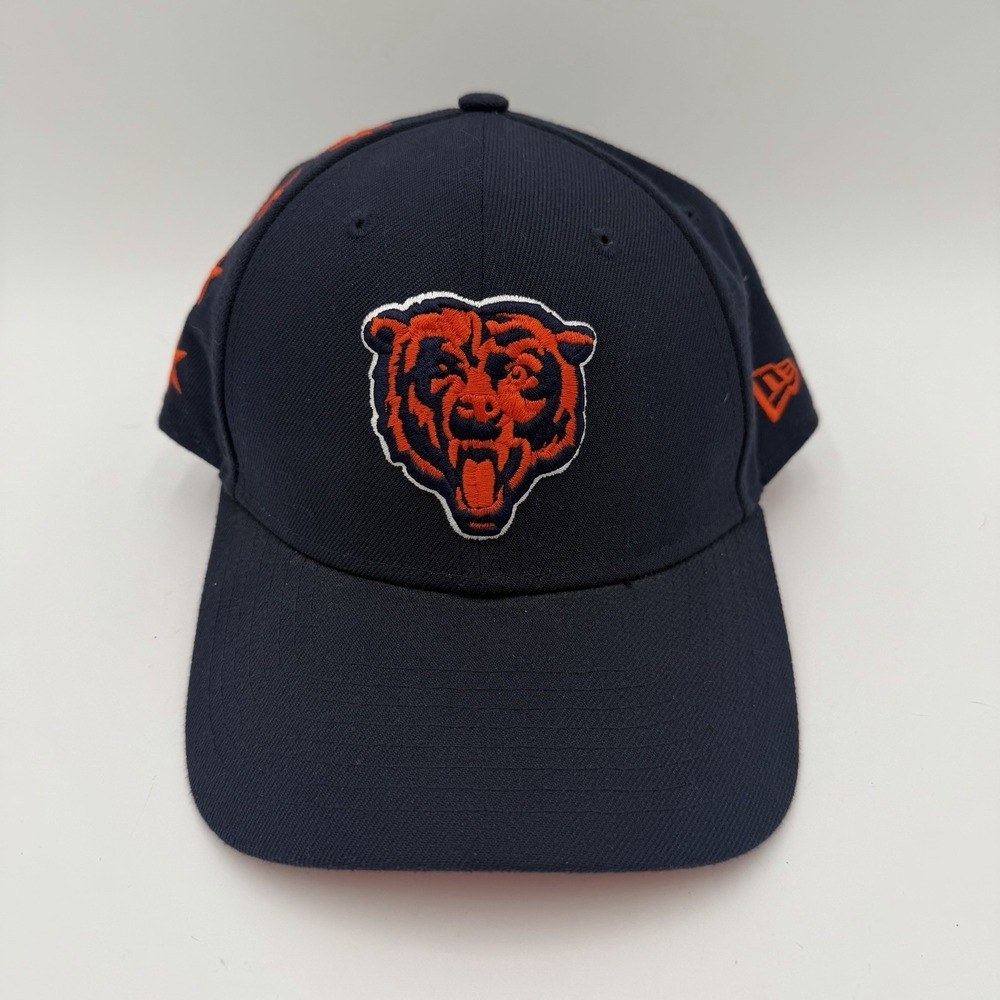 Chicago Bears Hat Navy Blue Orange 9Fourty New Era One Size NFL Playoff Football